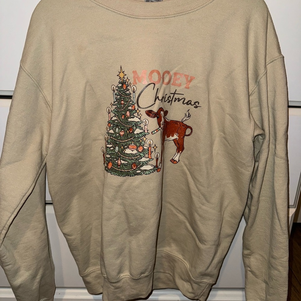Mooey Christmas Crew Neck Sweater